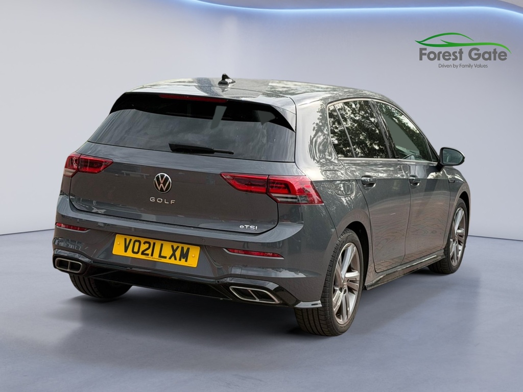 Volkswagen Golf 1.5 Etsi Mhev R-line Hatchback Hybrid D VO21LXM Grey #3