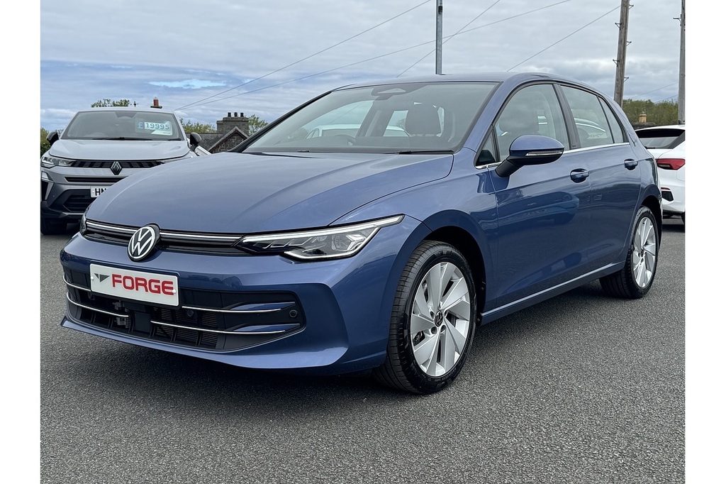 Volkswagen Golf Etsi Mhev Style Hatchback Hybrid Dsg 150 Ps AK75FTJ Blue #3