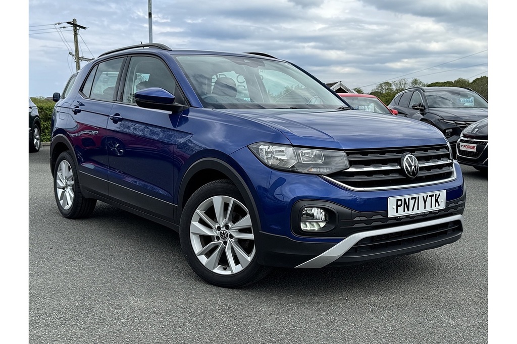 Volkswagen T-Cross 1.0 Tsi Se Suv 110 Ps U14183 Ulez Blue