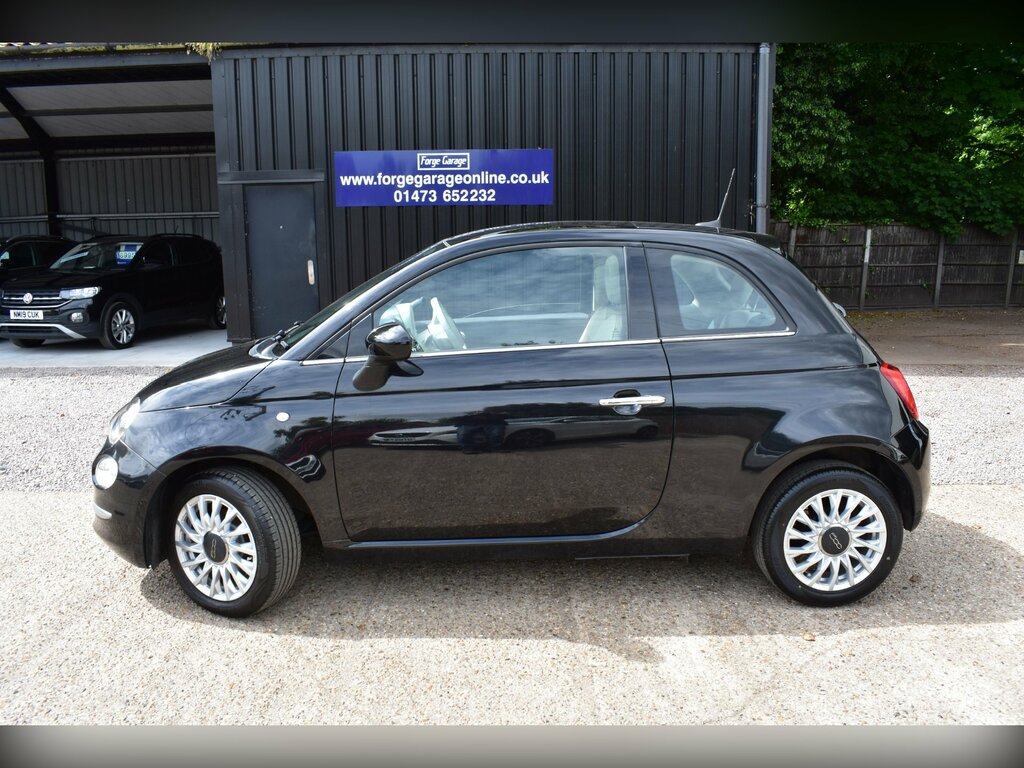 Fiat 500 1.2 Lounge Hatchback Euro 6 Ss PK17CEA Black #6
