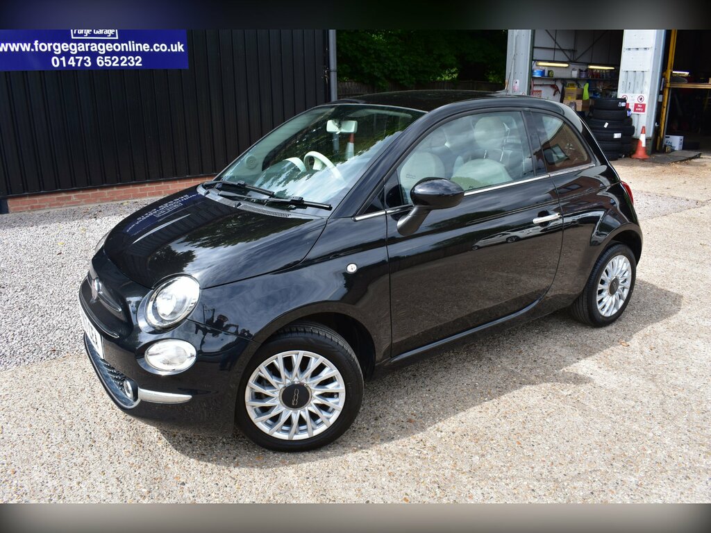 Fiat 500 1.2 Lounge Hatchback Euro 6 Ss PK17CEA Black #5