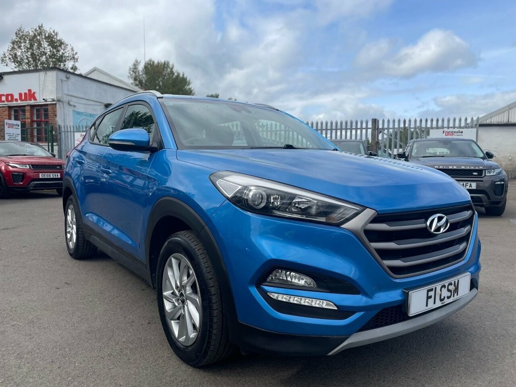 Hyundai Tucson 1.7L Se Nav SA66TFJ Blue #2