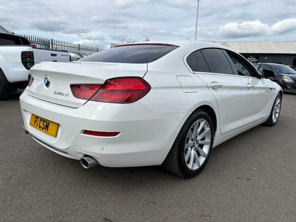 BMW 6 Series Gran Coupe 3L Se AY16GWO White #5