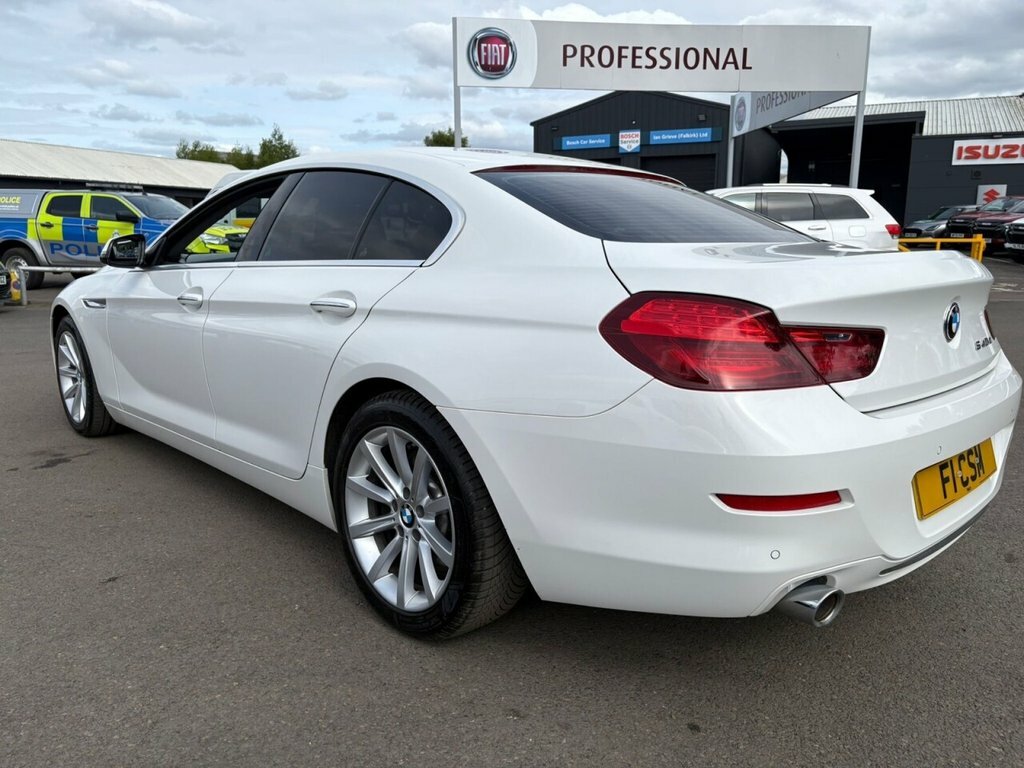 BMW 6 Series Gran Coupe 3L Se AY16GWO White #6