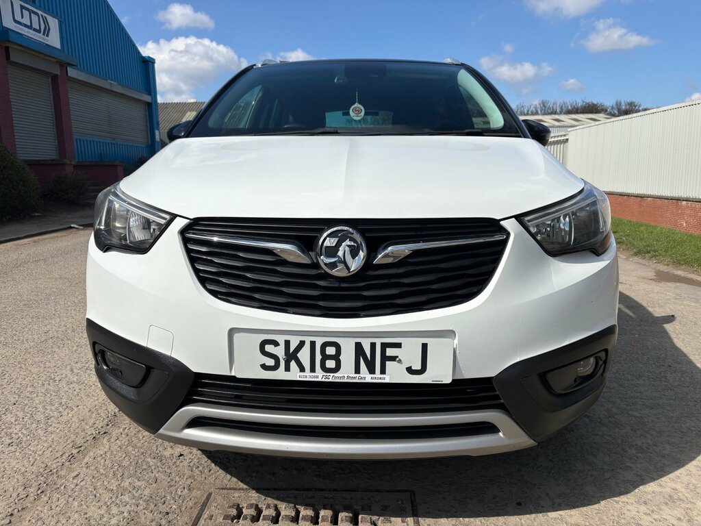 Vauxhall Crossland X 1.2 Elite Nav Suv Euro 6 81 Ps SK18NFJ White #2