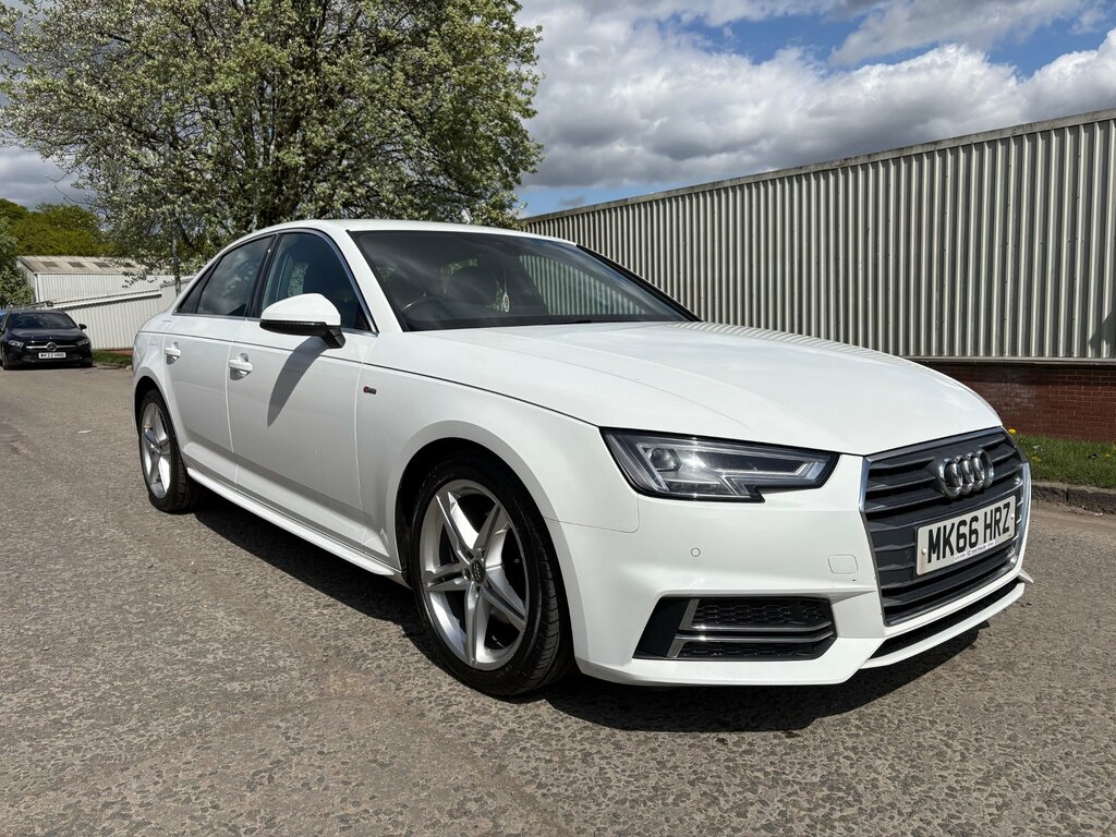 Audi A4 2.0 Tdi Ultra Sport Saloon Euro White