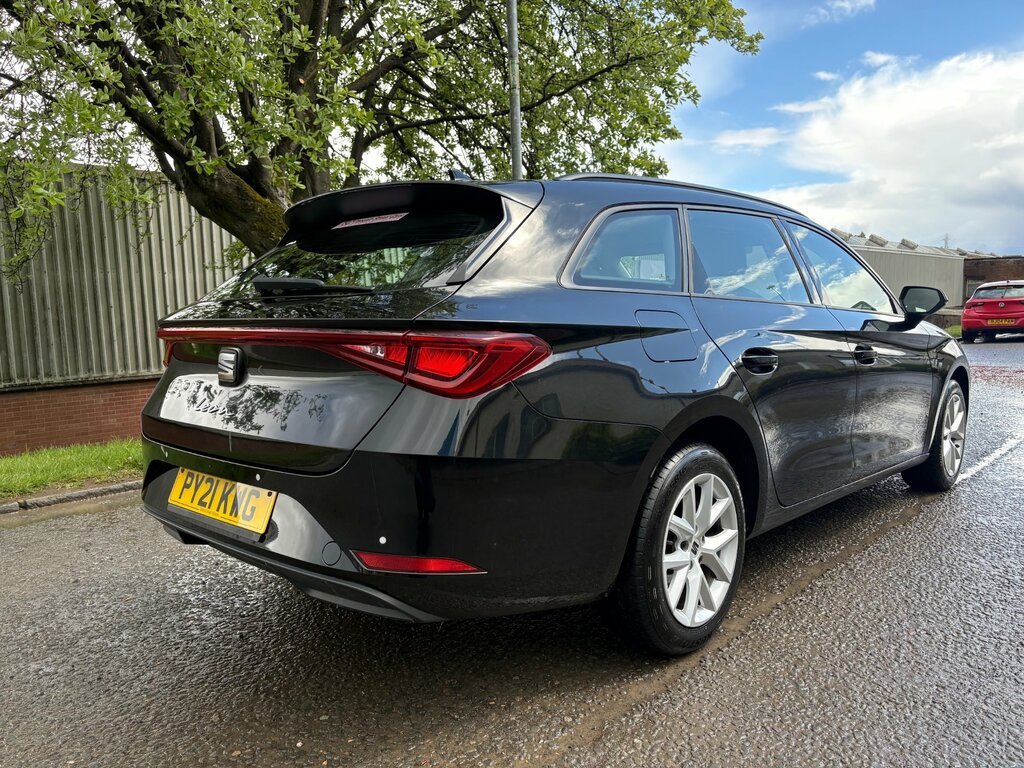 Seat Leon 1.5 Tsi Evo Se Estate Euro 6 S PY21KWG Black #3