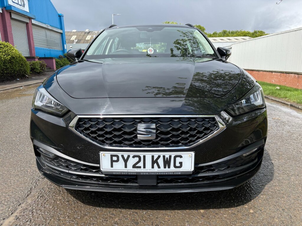 Seat Leon 1.5 Tsi Evo Se Estate Euro 6 S PY21KWG Black #2