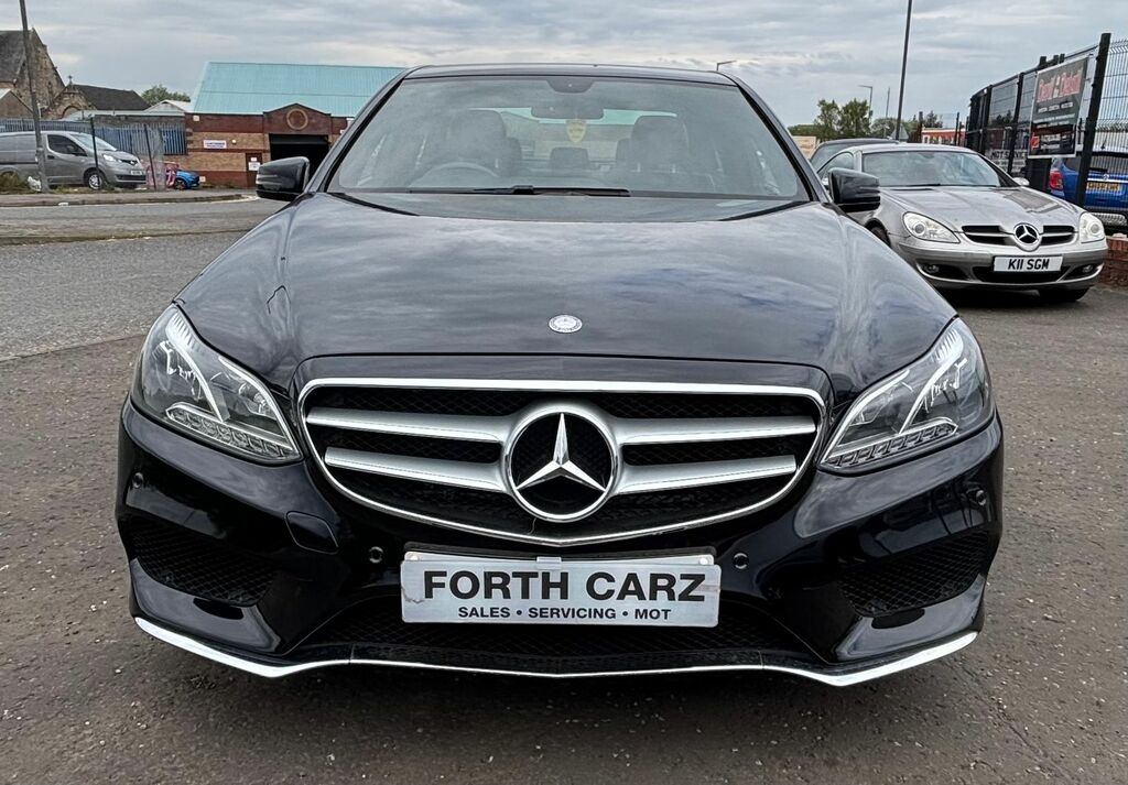 Mercedes-Benz E Class 2.1 E220 Bluetec Amg Line Saloon G-tron YR64RJZ Black #3