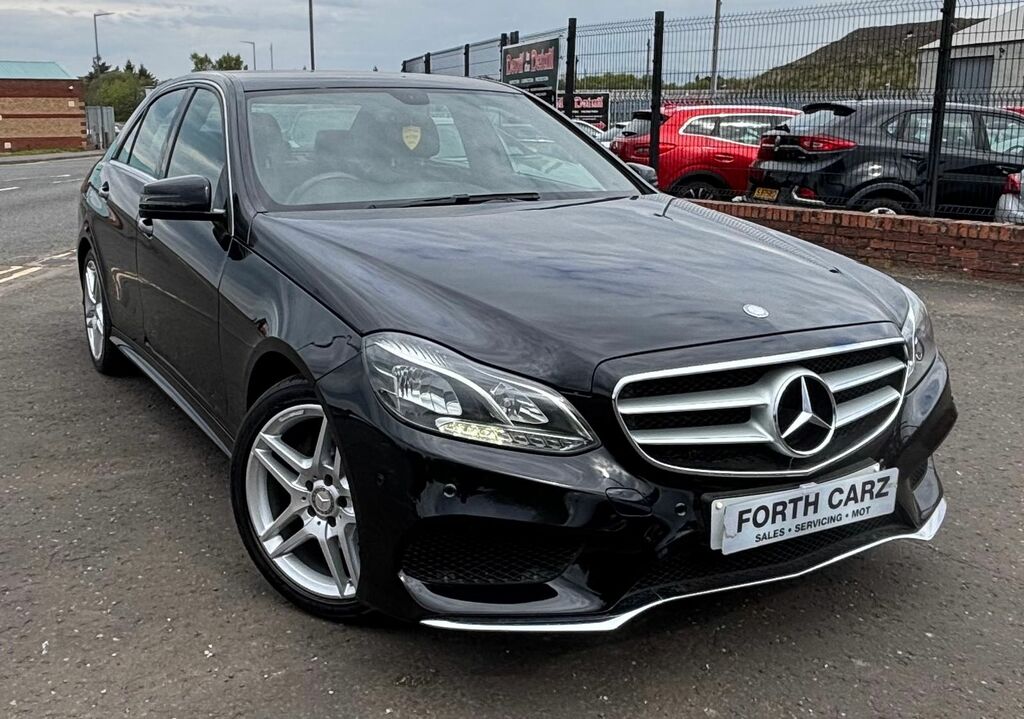 Mercedes-Benz E Class 2.1 E220 Bluetec Amg Line Saloon G-tron Black