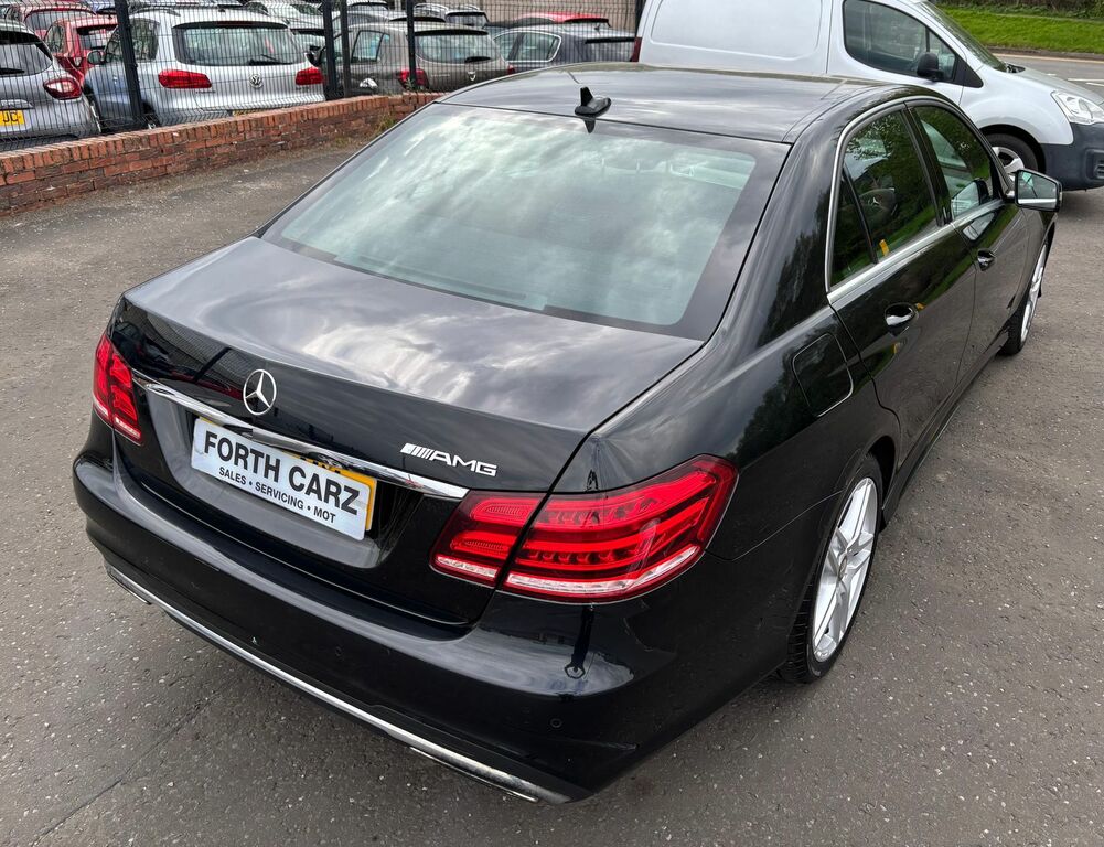 Mercedes-Benz E Class 2.1 E220 Bluetec Amg Line Saloon G-tron YR64RJZ Black #4