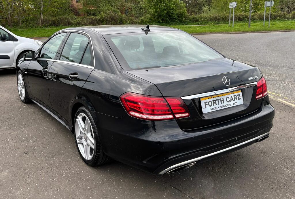Mercedes-Benz E Class 2.1 E220 Bluetec Amg Line Saloon G-tron YR64RJZ Black #6