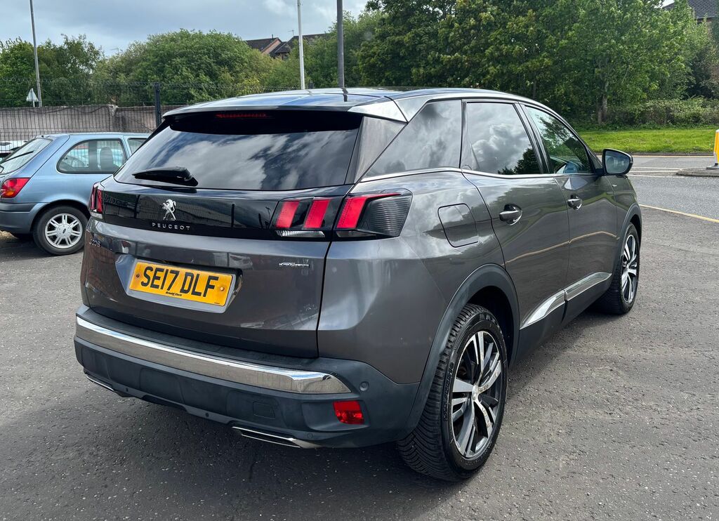 Peugeot 3008 1.6 Bluehdi Gt Line Suv Eat Euro 6 Ss SE17DLF Grey #5