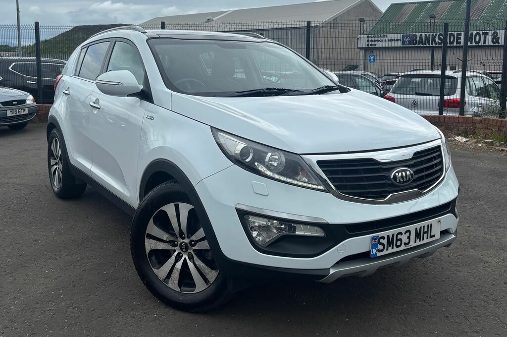 Kia Sportage 2.0 Crdi Kx-3 Suv Awd Euro 5 13 SM63MHL White #6