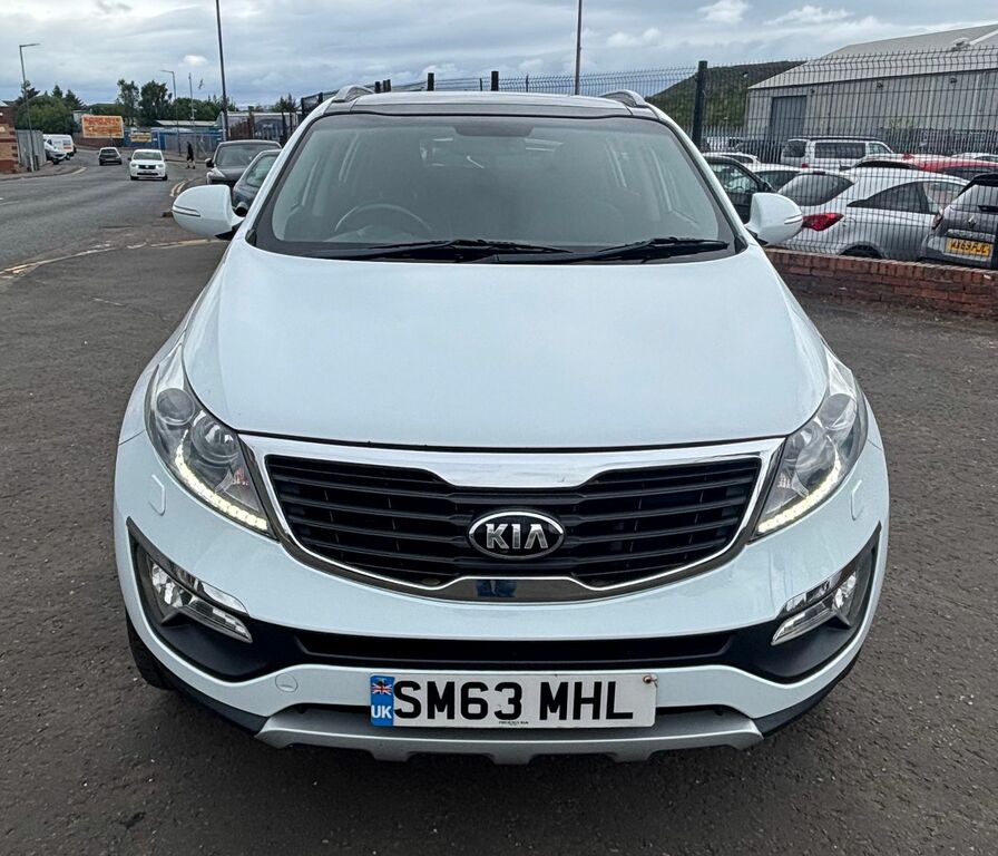 Kia Sportage 2.0 Crdi Kx-3 Suv Awd Euro 5 13 SM63MHL White #5