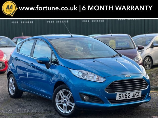 Ford Fiesta 1.0T Ecoboost Zetec Hatchback Eu SH62JKZ Blue