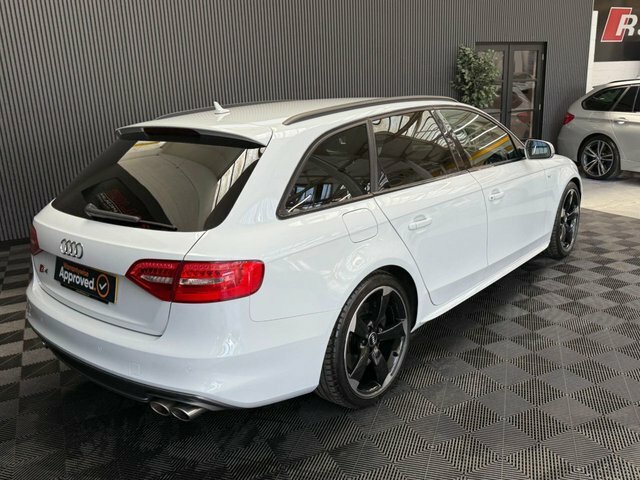 Audi S4 2015 3.0 Tfsi V6 Black Edition Estate S White #4