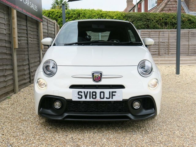 Abarth 595 1.4 T-jet Hatchback Euro 6 145 SV18OJF White #4