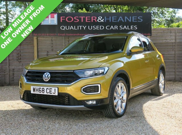 Volkswagen T-Roc 2.0 Tsi Sel Suv Dsg 4Motion Euro 6 Ss Yellow
