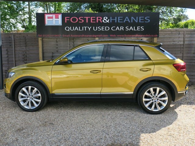 Volkswagen T-Roc 2.0 Tsi Sel Suv Dsg 4Motion Euro 6 Ss Yellow #6
