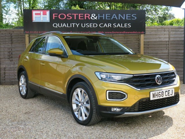 Volkswagen T-Roc 2.0 Tsi Sel Suv Dsg 4Motion Euro 6 Ss Yellow #2