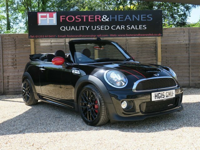 Mini Convertible 1.6 John Cooper Works Convertible Manua Black #4