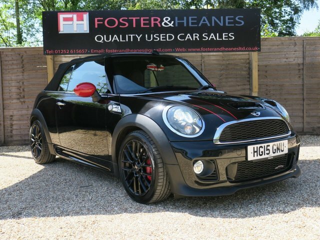 Mini Convertible 1.6 John Cooper Works Convertible Manua Black #2