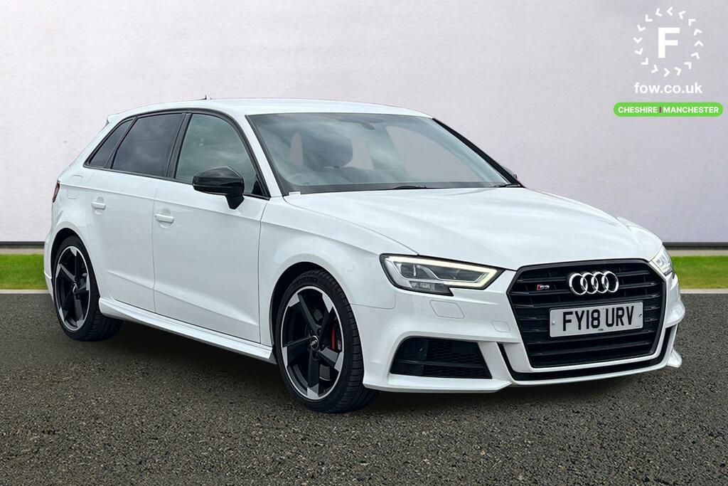 Audi A3 S3 Tfsi Quattro Black Edition S Tronic FY18URV White