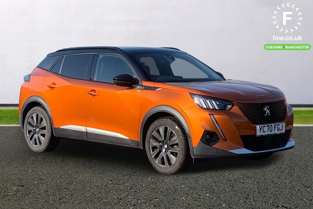 Peugeot e-2008 100Kw Gt 50Kwh YC70FGJ Orange #2