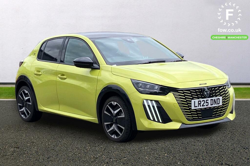 Peugeot 208 1.2 Hybrid 136 Gt E-dsc6 Yellow