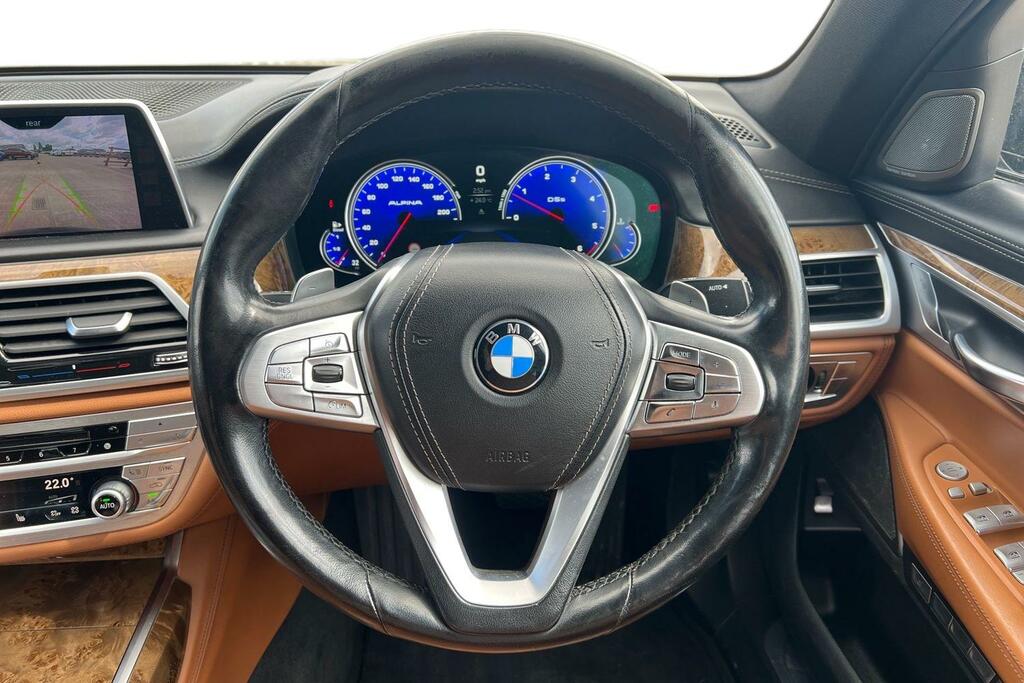 BMW 7 Series 730D Xdrive M Sport Black #4