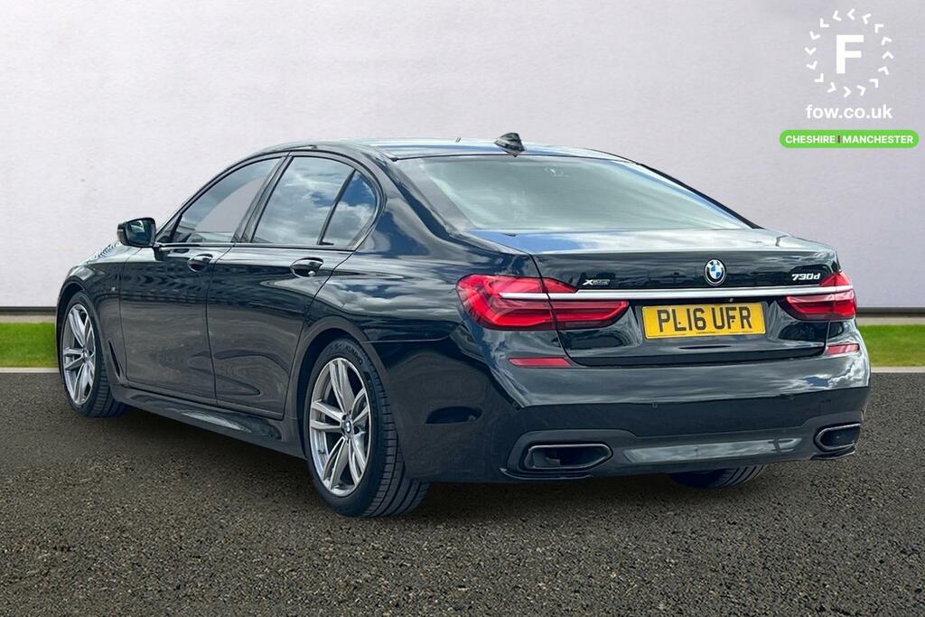 BMW 7 Series 730D Xdrive M Sport Black #2