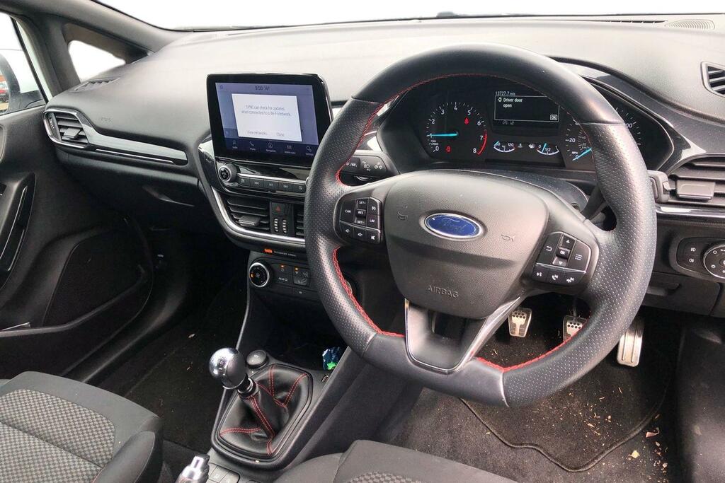 Ford Fiesta 1.0 Ecoboost Hybrid Mhev 125 St-line Edition GX21HSG White #3