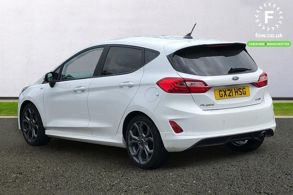 Ford Fiesta 1.0 Ecoboost Hybrid Mhev 125 St-line Edition GX21HSG White #2
