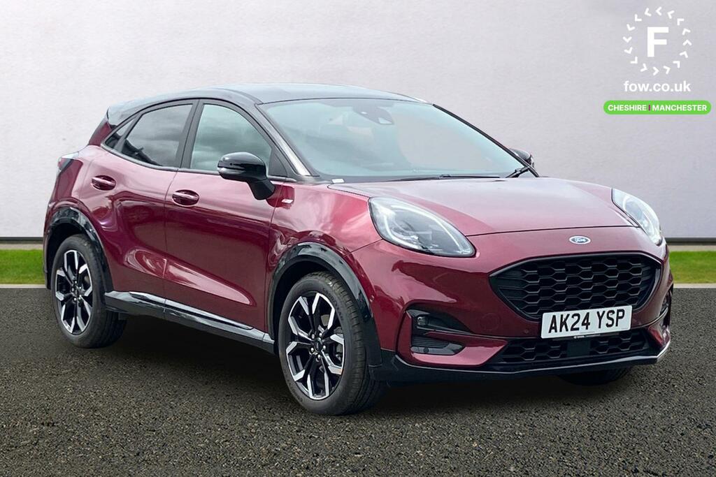 Ford Puma 1.0 Ecoboost Hybrid Mhev 155 Vivid Ruby Ed Dct Red