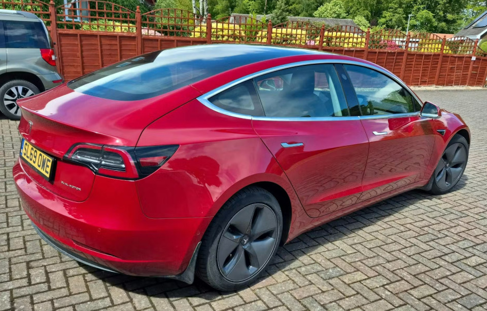Tesla Model 3 Long Range Awd Red #2