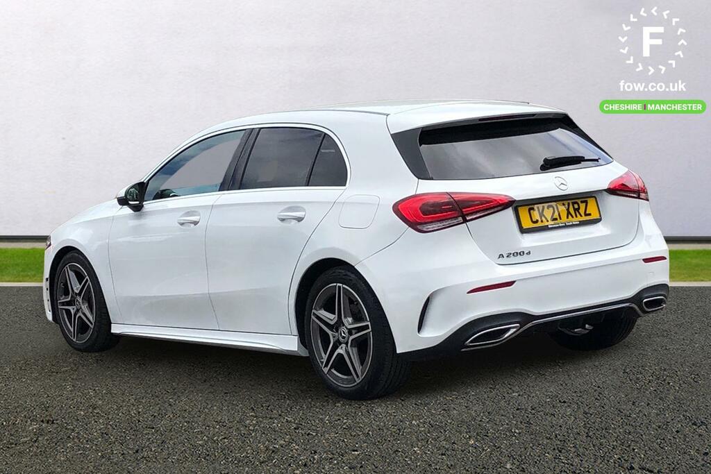 Mercedes-Benz A Class A200d Amg Line CK21XRZ White #2