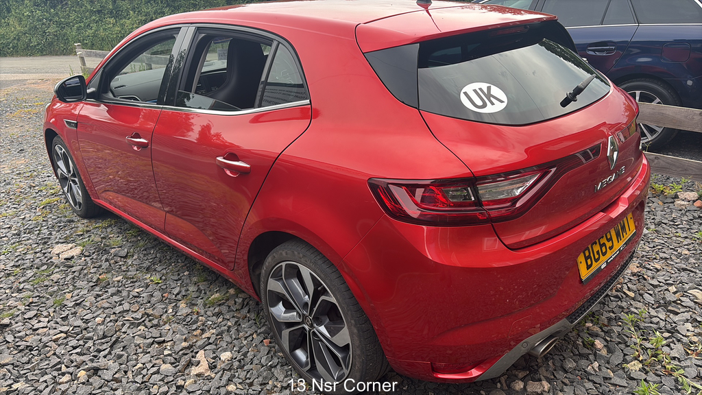 Renault Megane 1.3 Tce Gt Line Red #3