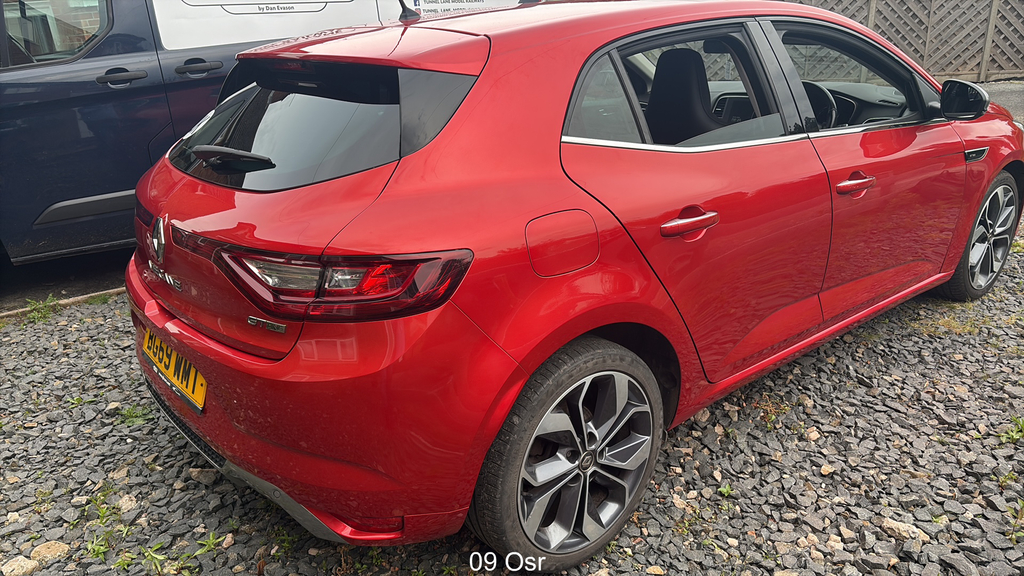 Renault Megane 1.3 Tce Gt Line Red #4
