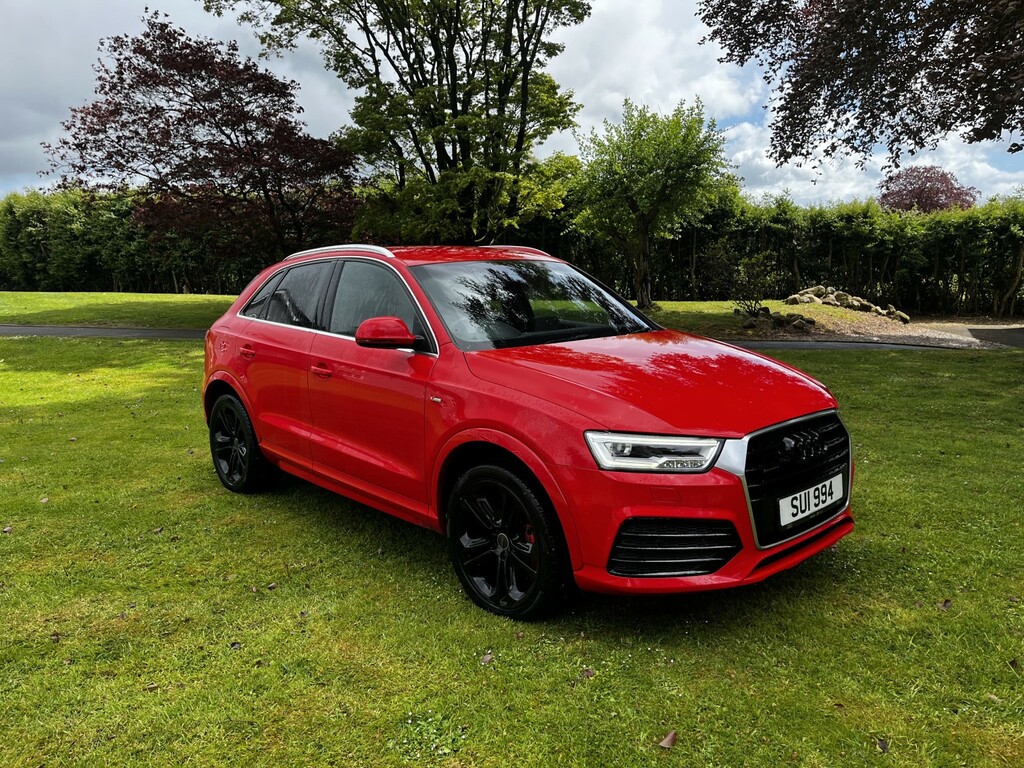Audi Q3 Suv 2.0 Tdi S Line Plus 184Bhp,sat Nav,black Ed Wh Red