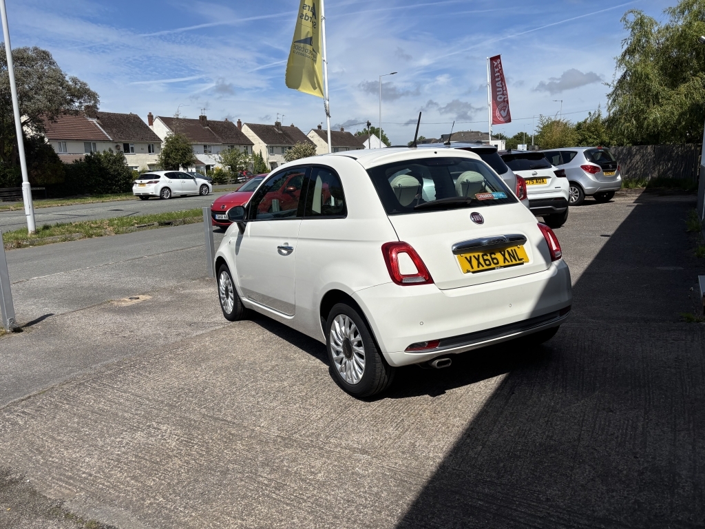 Fiat 500 1.2 Lounge YX66XNL White #2