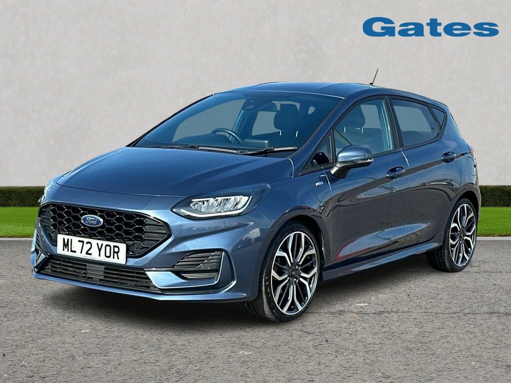 Ford Fiesta St-line X 1.0 Mhev 125Ps ML72YOR Blue #3
