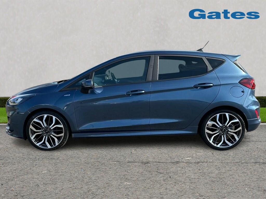 Ford Fiesta St-line X 1.0 Mhev 125Ps ML72YOR Blue #4