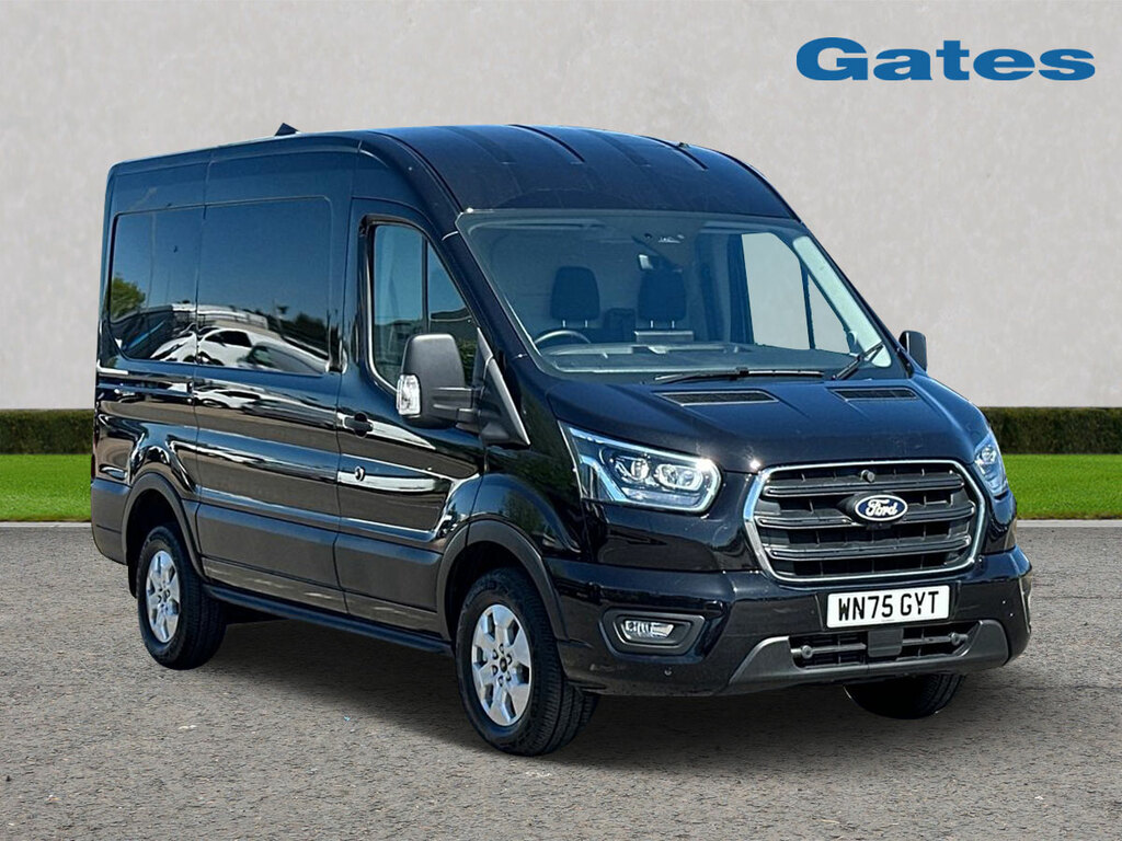 Ford Transit Custom 350 L2 H2 2.0 Tdci Limited 130Ps Fwd Black