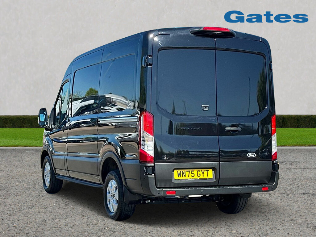Ford Transit Custom 350 L2 H2 2.0 Tdci Limited 130Ps Fwd WN75GYT Black #6