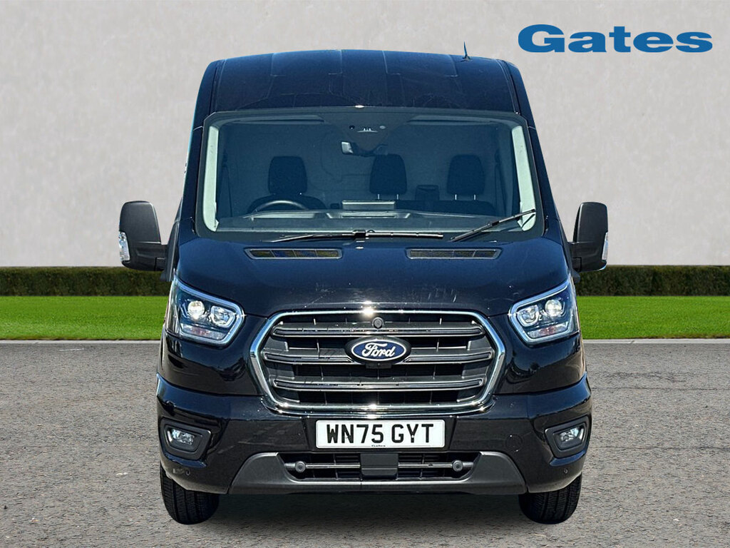Ford Transit Custom 350 L2 H2 2.0 Tdci Limited 130Ps Fwd WN75GYT Black #2