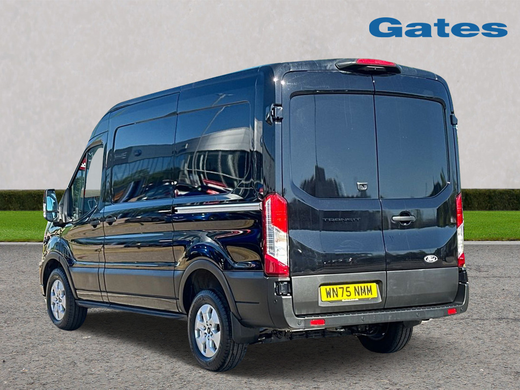Ford Transit Custom 350 L2 H2 2.0 Tdci Limited 130Ps Fwd WN75NMM Black #6