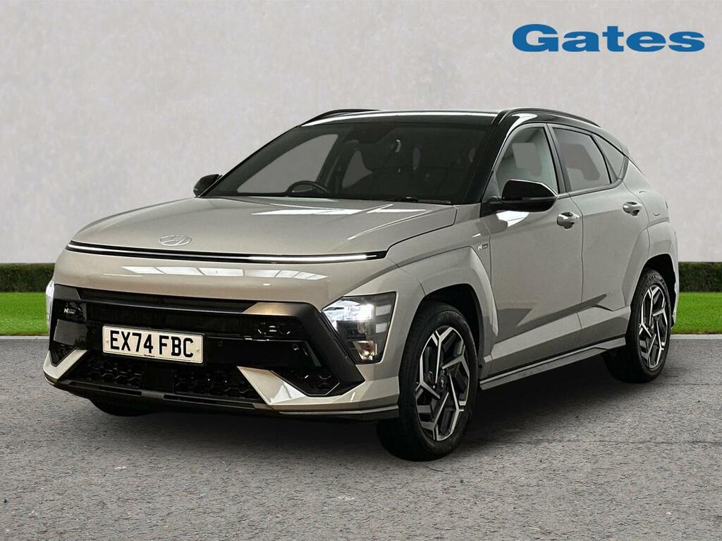 Hyundai Kona N Line 1.6 T-gdi Hybrid EX74FBC Grey #3