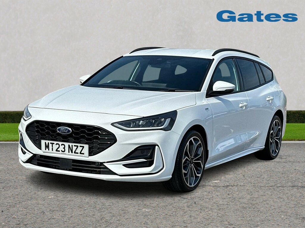 Ford Focus Estate St-line X 1.0 125Ps MT23NZZ White #3