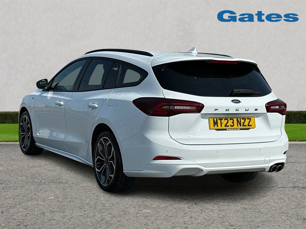 Ford Focus Estate St-line X 1.0 125Ps MT23NZZ White #5